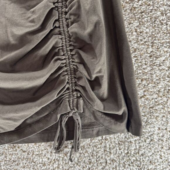 Athleta Shirt Womens Extra Large Gray Embroidered Tank Top Sleeveless Cotton - Picture 6 of 14